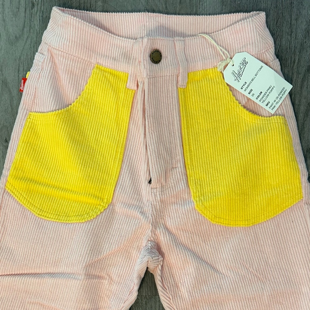 NWT Hammie’s Corduroy Bell Bottoms Size 26 - Picture 3 of 9